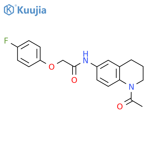 N-(1-acetyl-1,2,3,4-tetrahydroquinolin-6-yl)-2-(4-fluorophenoxy)acetamide structure