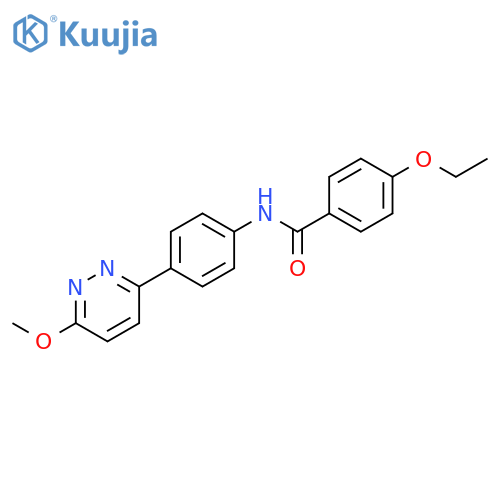 4-ethoxy-N-4-(6-methoxypyridazin-3-yl)phenylbenzamide structure