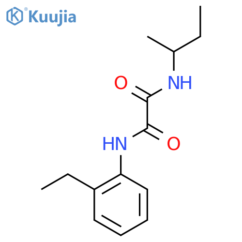 N-(butan-2-yl)-N'-(2-ethylphenyl)ethanediamide structure
