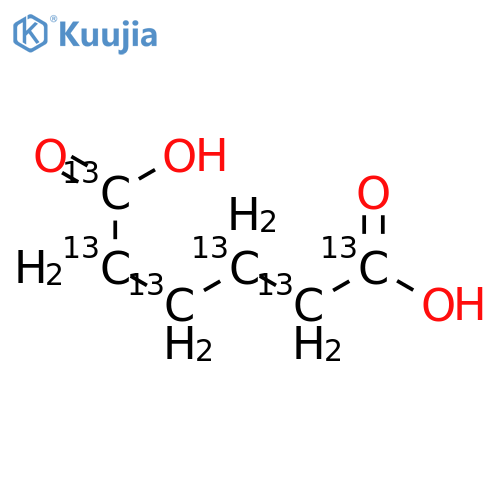 Adipic Acid-13C6 structure