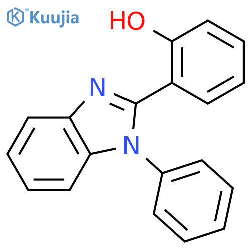 Phenol, 2-(1-phenyl-1H-benzimidazol-2-yl)- structure