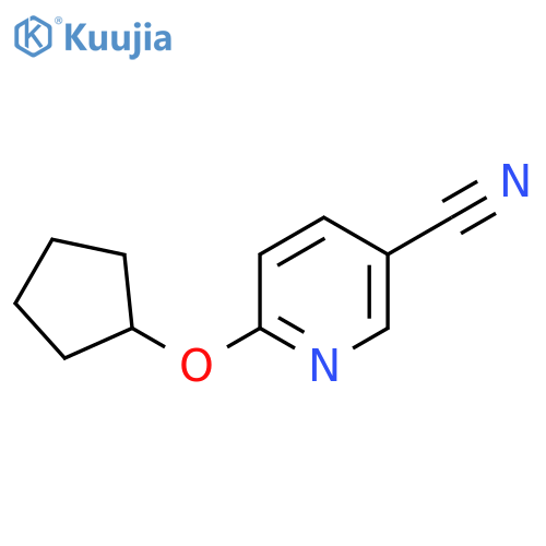 6-(Cyclopentyloxy)pyridine-3-carbonitrile structure