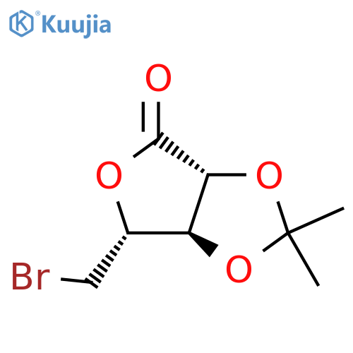 5-Bromo-5-deoxy-2,3-isopropylidene-D-ribonolactone structure
