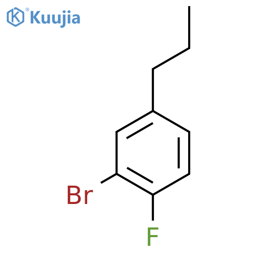 2-Bromo-1-fluoro-4-propylbenzene structure