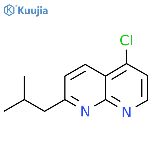5-chloro-2-(2-methylpropyl)-1,8-naphthyridine structure