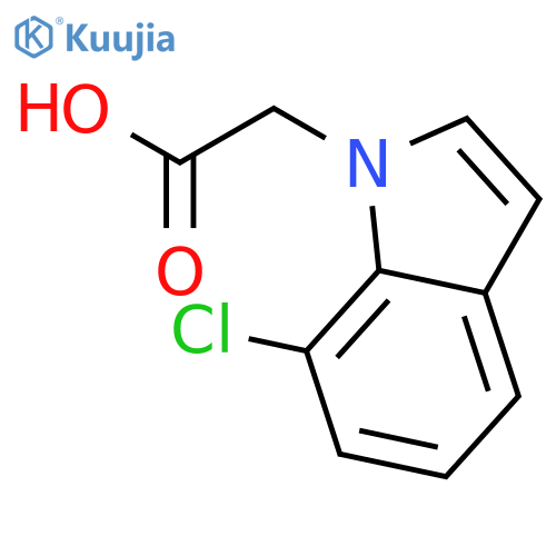 7-chloro-1H-Indole-1-acetic acid structure