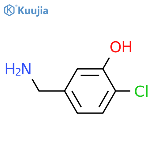 5-(Aminomethyl)-2-chlorophenol structure