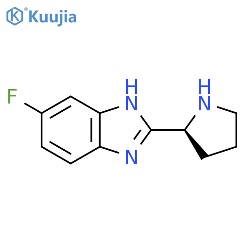 (S)-5-Fluoro-2-(pyrrolidin-2-YL)-1H-benzo[D]imidazole structure