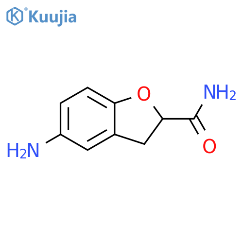 5-amino-2,3-dihydro-1-benzofuran-2-carboxamide structure