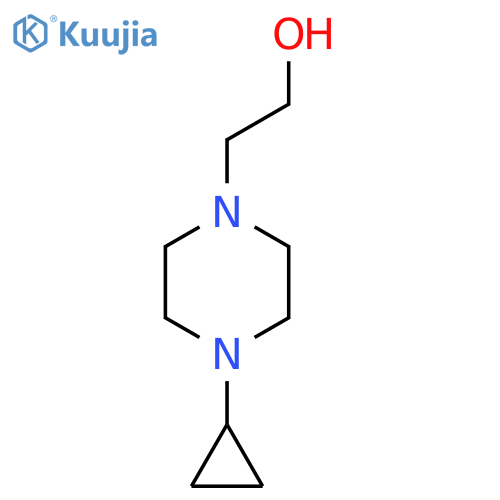 2-(4-Cyclopropylpiperazin-1-yl)ethanol structure