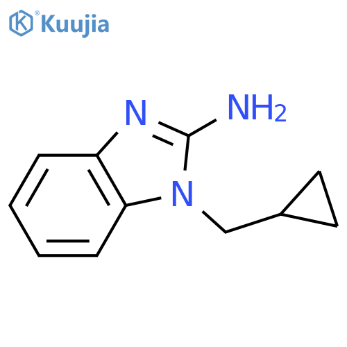 1-(cyclopropylmethyl)-1H-Benzimidazol-2-amine structure