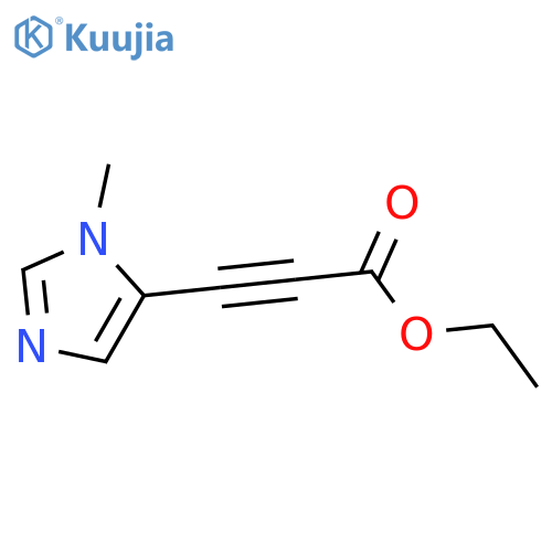 ethyl 3-(1-methyl-1H-imidazol-5-yl)prop-2-ynoate structure