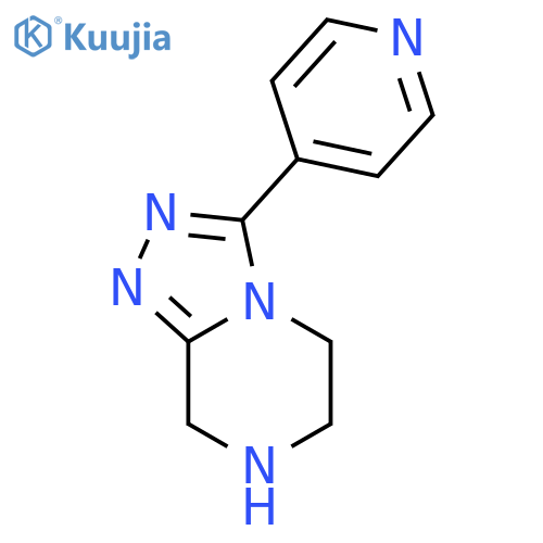 4-{5H,6H,7H,8H-1,2,4triazolo4,3-apyrazin-3-yl}pyridine structure