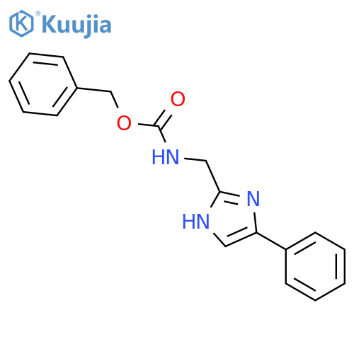 2-Cbz-aminomethyl-4-phenylimidazole structure