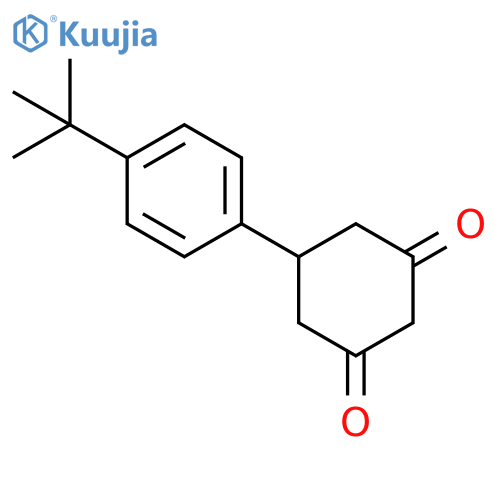 5-(4-tert-Butylphenyl)cyclohexane-1,3-dione structure