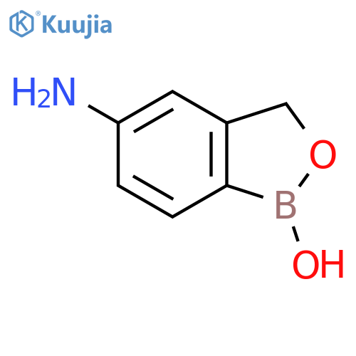 1-hydroxy-3H-2,1-benzoxaborol-5-amine structure