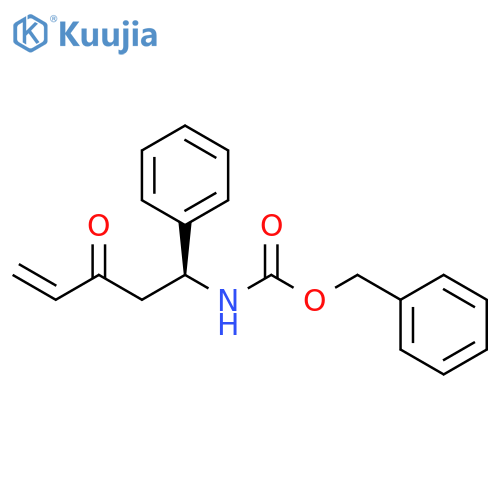 Carbamic acid, N-[(1S)-3-oxo-1-phenyl-4-penten-1-yl]-, phenylmethyl ester structure