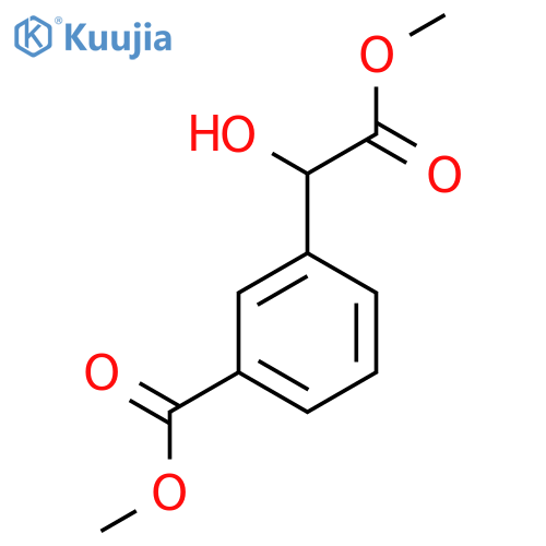 Methyl 3-(1-hydroxy-2-methoxy-2-oxoethyl)benzoate structure