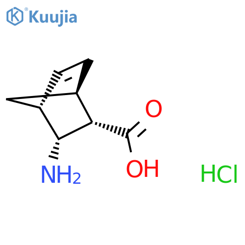rac-(1R,2R,3S,4S)-3-aminobicyclo2.2.1hept-5-ene-2-carboxylic acid hydrochloride structure