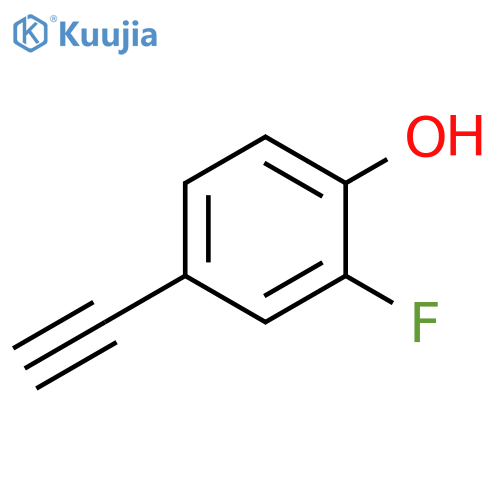 4-ethynyl-2-fluorophenol structure