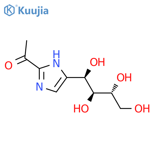 (R,S,R)-2-Acetyl-4-(1,2,3,4-tetrahydroxybutyl)-imidazole structure