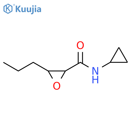 N-Cyclopropyl-3-propyloxirane-2-carboxamide structure