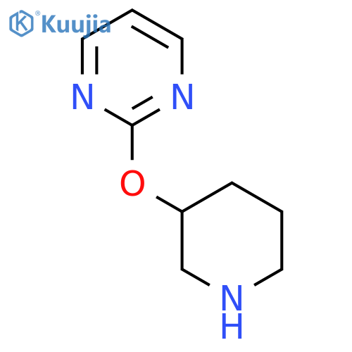 2-(Piperidin-3-yloxy)pyrimidine structure
