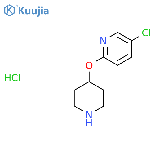 5-Chloro-2-(piperidin-4-yloxy)pyridine hydrochloride structure