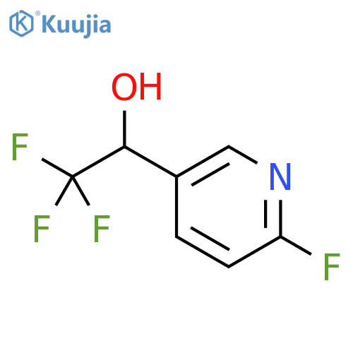 3-Pyridinemethanol, 6-fluoro-α-(trifluoromethyl)- structure