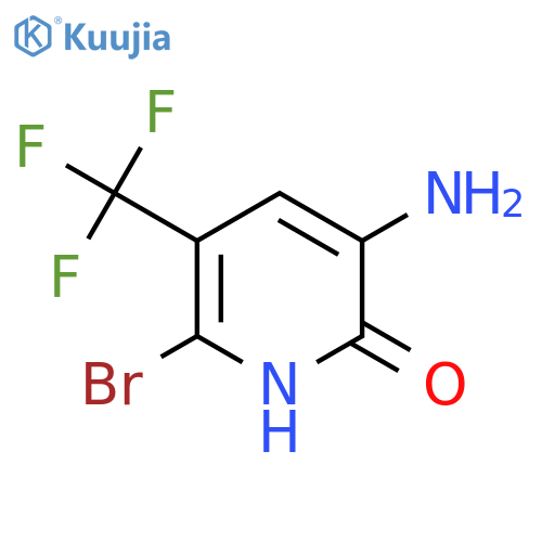 3-amino-6-bromo-5-(trifluoromethyl)pyridin-2(1H)-one structure