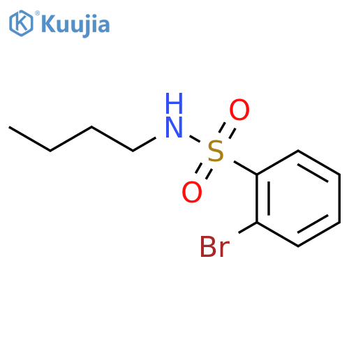 N-Butyl 2-bromobenzenesulfonamide structure