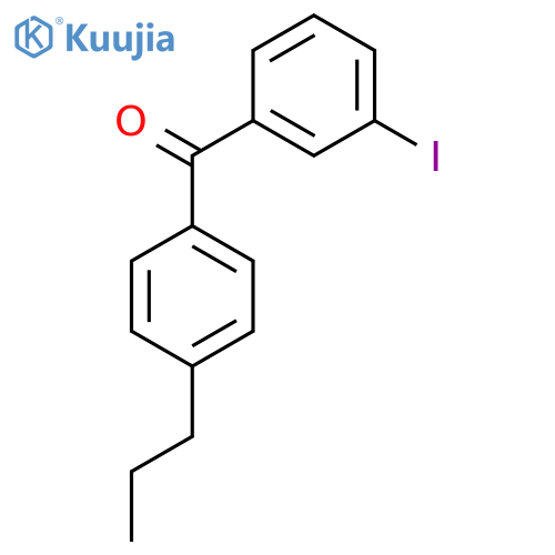 3-Iodo-4'-n-propylbenzophenone structure