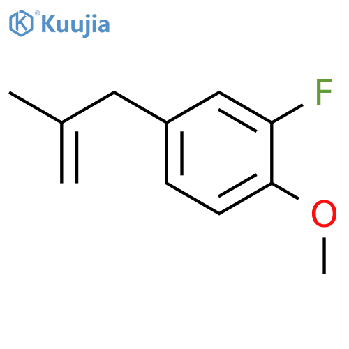 2-Fluoro-1-methoxy-4-(2-methylallyl)benzene structure