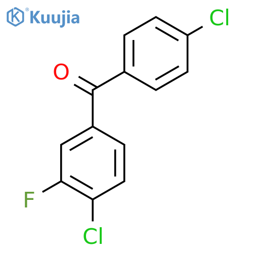 4',4-Dichloro-3'-fluorobenzophenone structure
