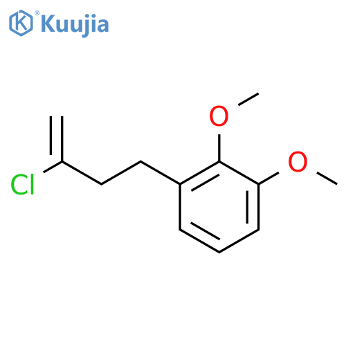 2-Chloro-4-(2,3-dimethoxyphenyl)-1-butene structure