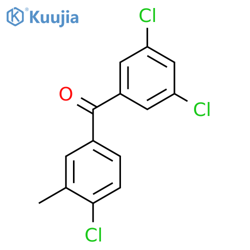 3-Methyl-3',4,5'-trichlorobenzophenone structure