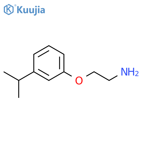 2-3-(propan-2-yl)phenoxyethan-1-amine structure