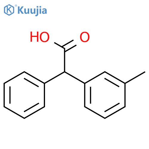 3-Methyl-α-phenylbenzeneacetic acid structure