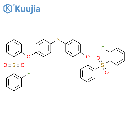 Benzene, 1,1'-thiobis[4-[[(fluorophenyl)sulfonyl]phenoxy]- structure