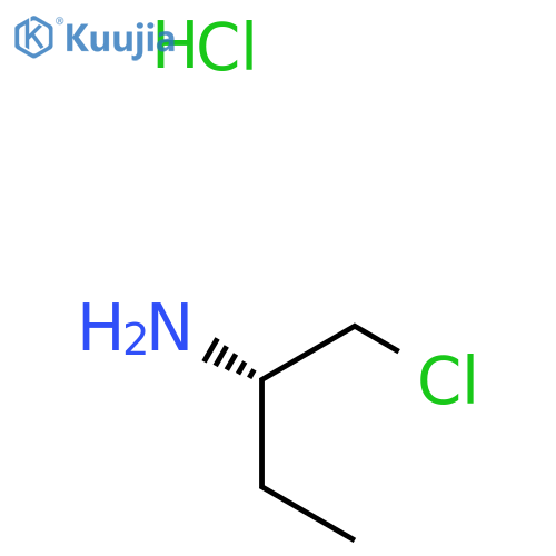 (2S)-1-chlorobutan-2-amine hydrochloride structure