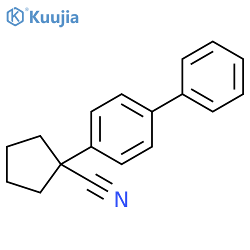 1-(4-Biphenylyl)cyclopentanecarbonitrile structure