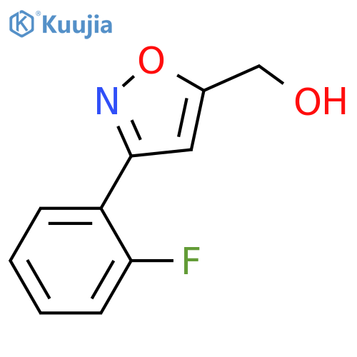 (3-(2-Fluorophenyl)isoxazol-5-yl)methanol structure