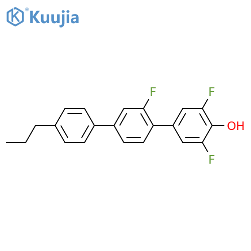 [1,1':4',1''-Terphenyl]-4-ol, 2',3,5-trifluoro-4''-propyl- structure