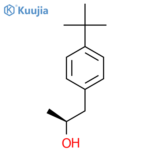 (2S)-1-(4-tert-butylphenyl)propan-2-ol structure