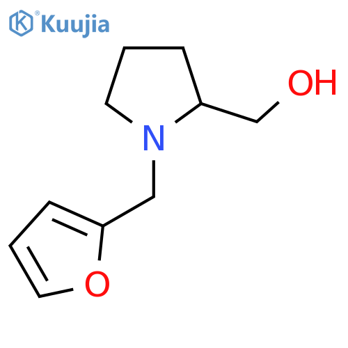 {1-[(furan-2-yl)methyl]pyrrolidin-2-yl}methanol structure