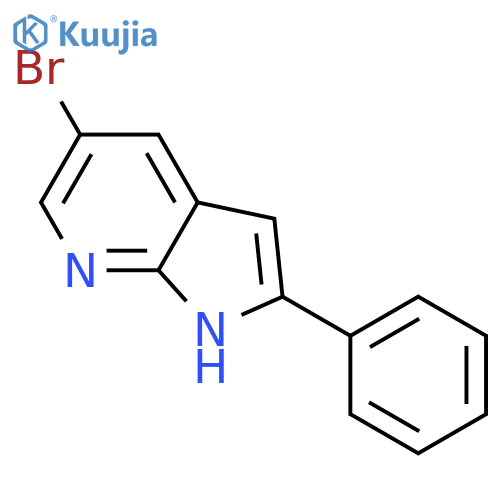 5-Bromo-2-phenyl-1h-pyrrolo2,3-bpyridine structure
