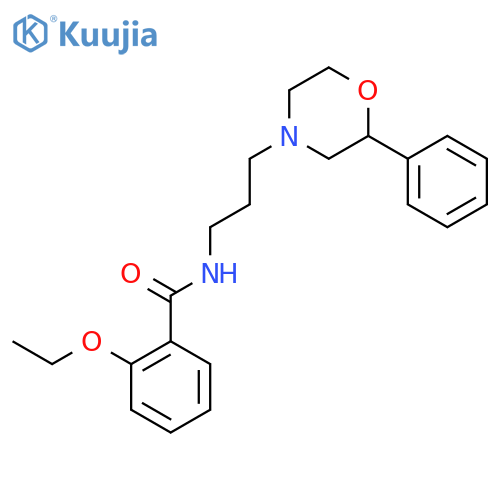2-ethoxy-N-3-(2-phenylmorpholin-4-yl)propylbenzamide structure