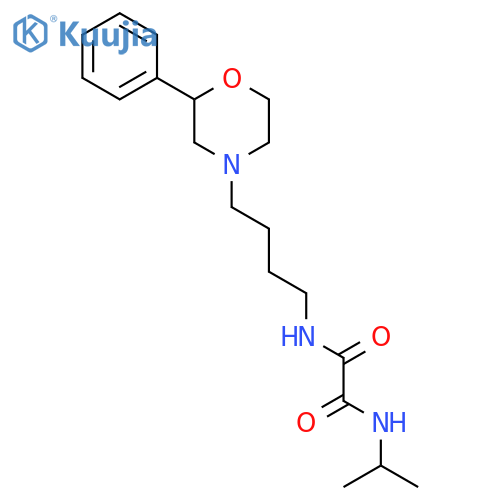 N'-4-(2-phenylmorpholin-4-yl)butyl-N-(propan-2-yl)ethanediamide structure