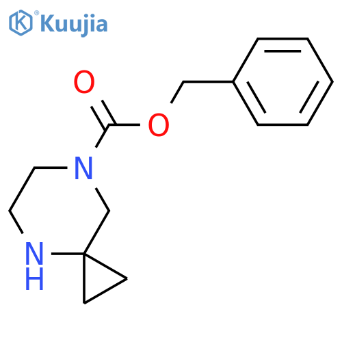 Benzyl 4,7-diazaspiro[2.5]octane-7-carboxylate structure