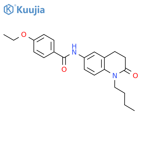 N-(1-butyl-2-oxo-1,2,3,4-tetrahydroquinolin-6-yl)-4-ethoxybenzamide structure